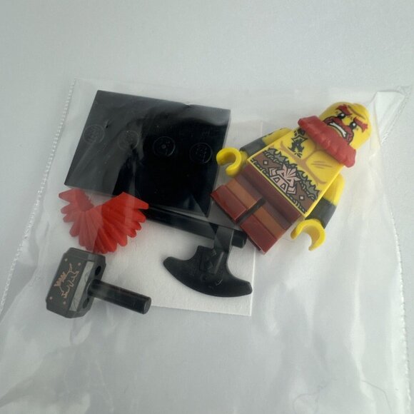 Lego Battle Dwarf Minifigure w Base 71018 Series 17 (lg5) - Picture 6 of 7